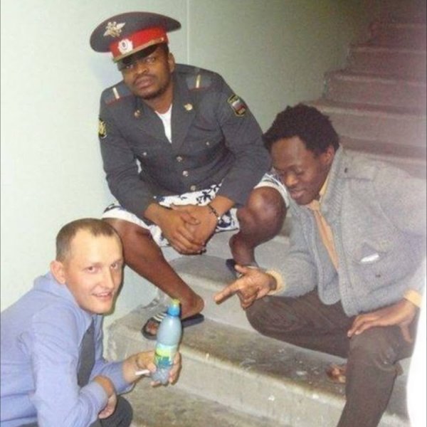 Чернокожие полицейские в России