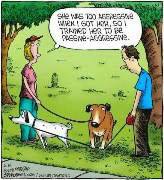 Пассивная агрессия юмор