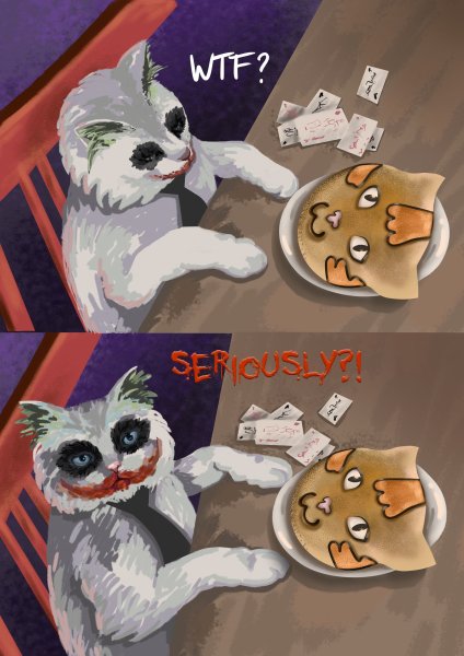 Кот кот Джокер котик Джокер