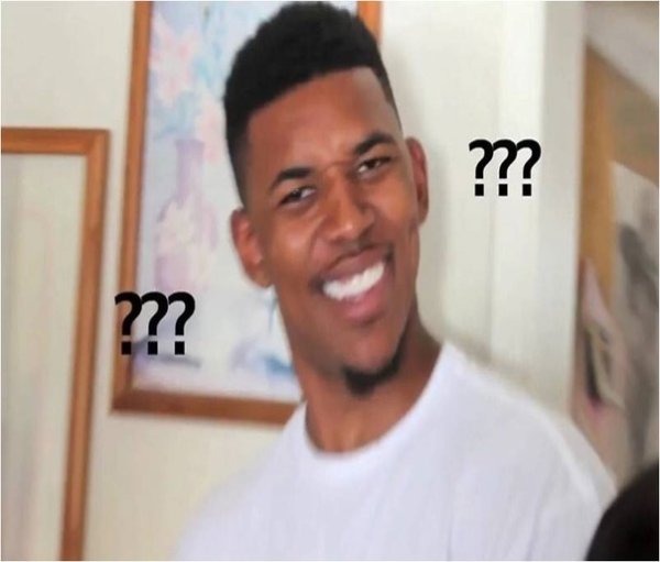 Негр удивляется