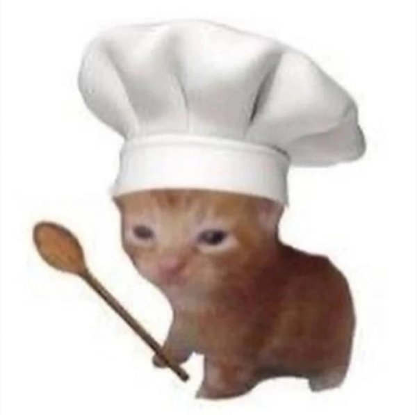 Кот в поварском колпаке