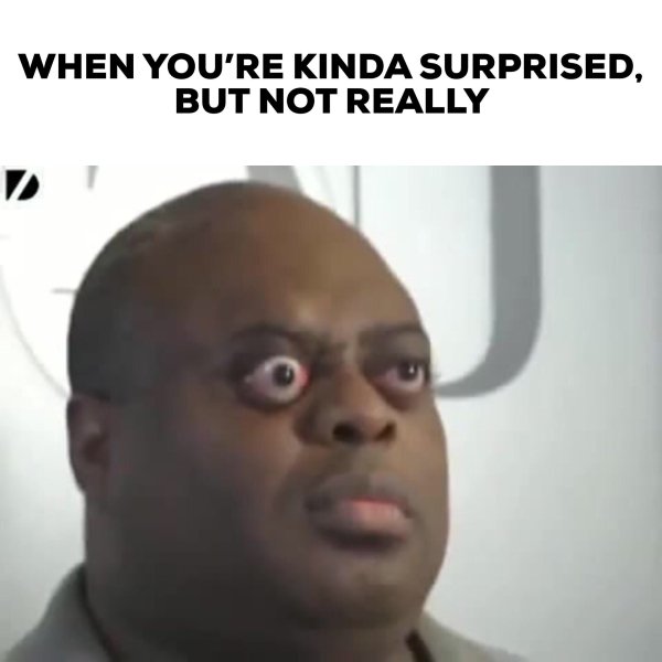 Удивленный негр