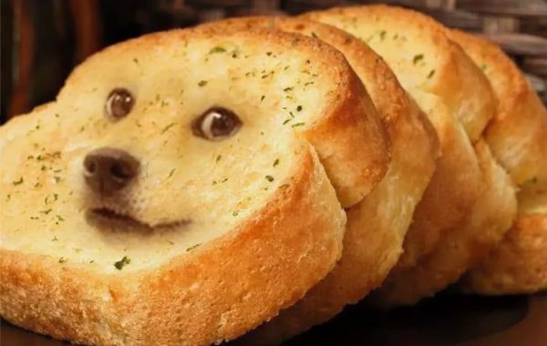 Собака булочка