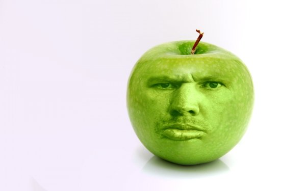 Серьёзное яблоко