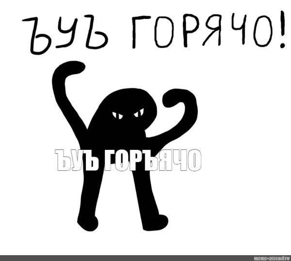 Черный кот Мем