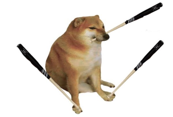 Собака с битой