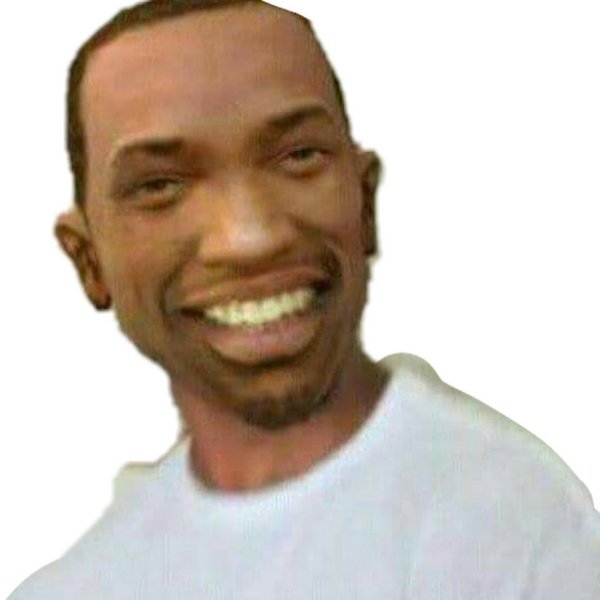 Си Джей Мем улыбается