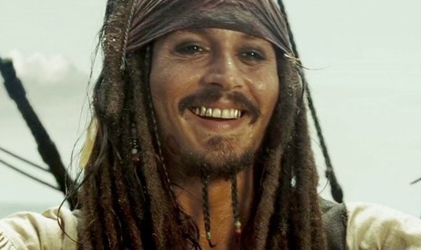 Капитан Джек Воробей зубы