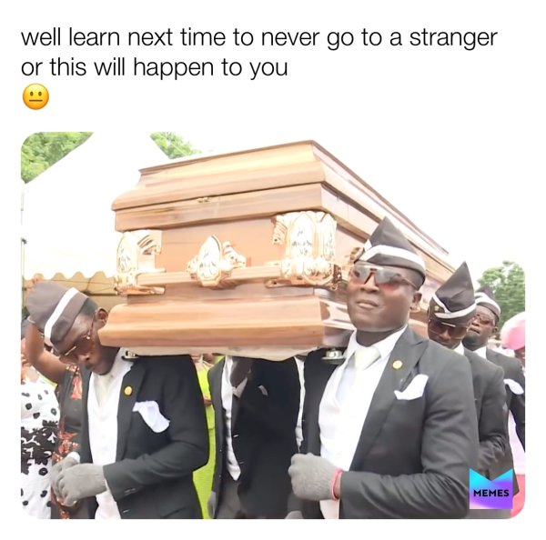 Негры несут гроб