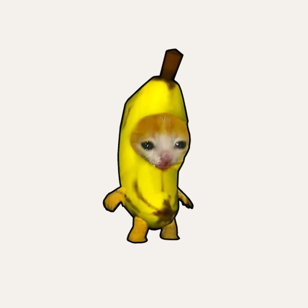 Плачущий кот банан