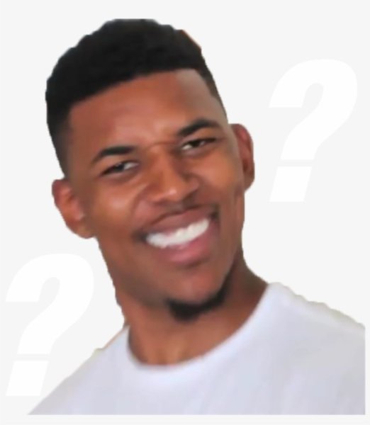 Негр в недоумении