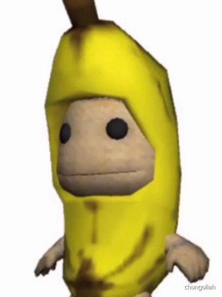 Котенок в костюме банана