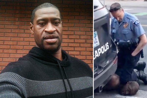 Американский полицейский Джордж Флойд