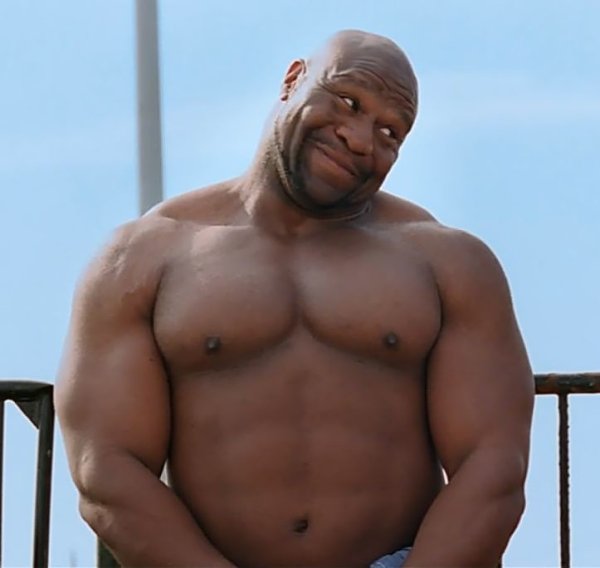 Здоровый негр