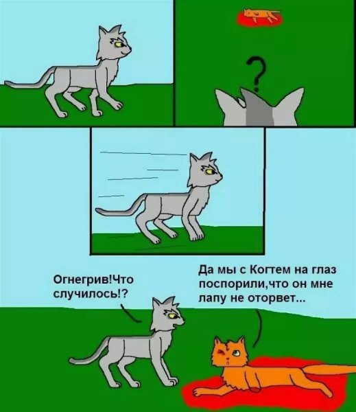 Мемы про котов воителей