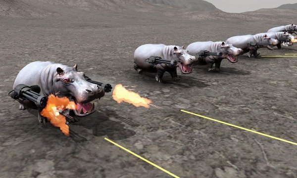 Свинья с пушкой