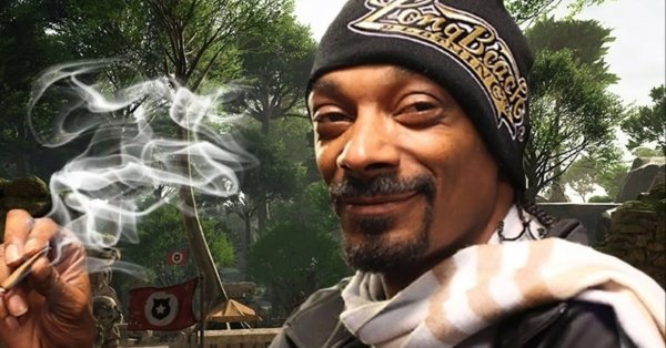 Снуп дог с марихуаной