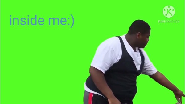 Толстый негр танцует