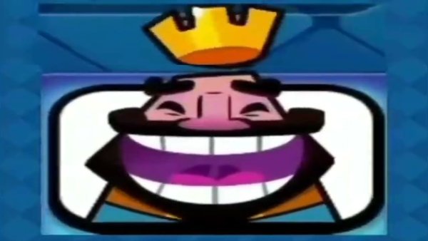 Король из клеш рояль смеется