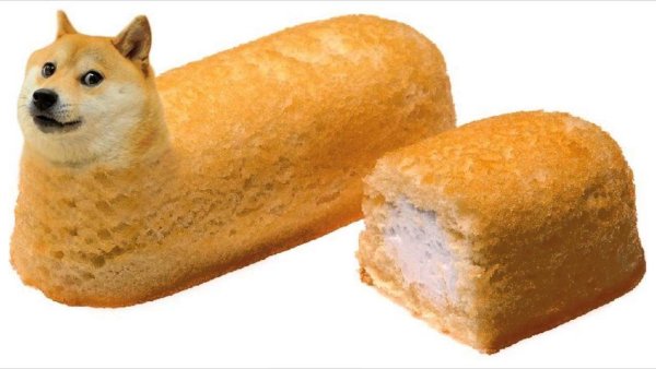 Пес с хлебом