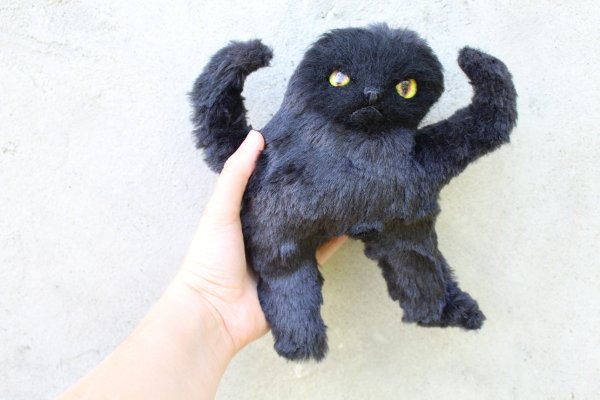 Плюшевая игрушка котик