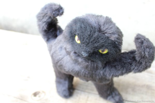 Мягкая игрушка злой кот