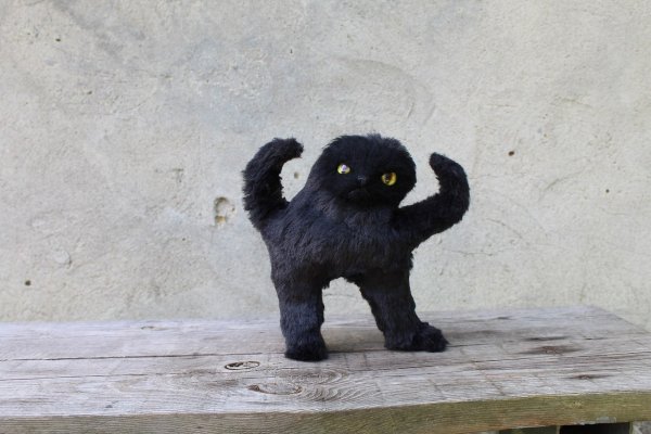 Игрушка черный кот