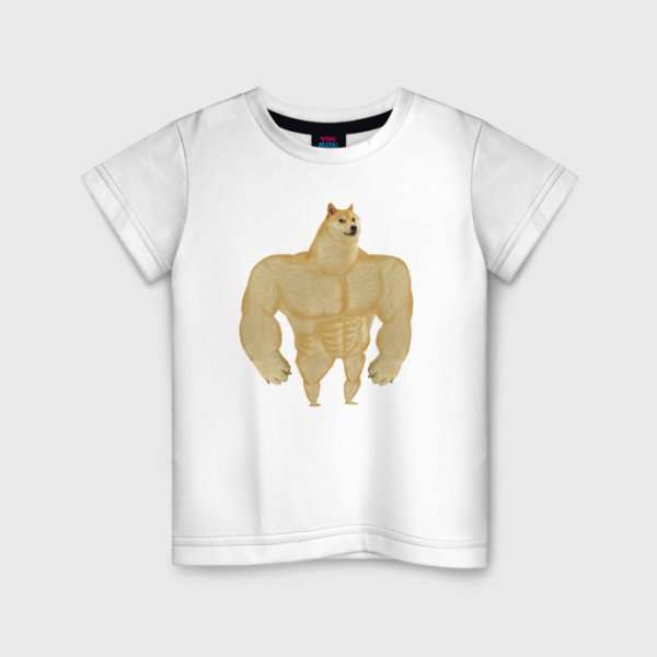 Футболка с собакой качком