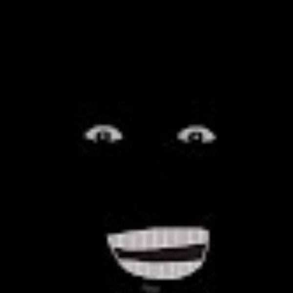 Чел улыбается в темноте