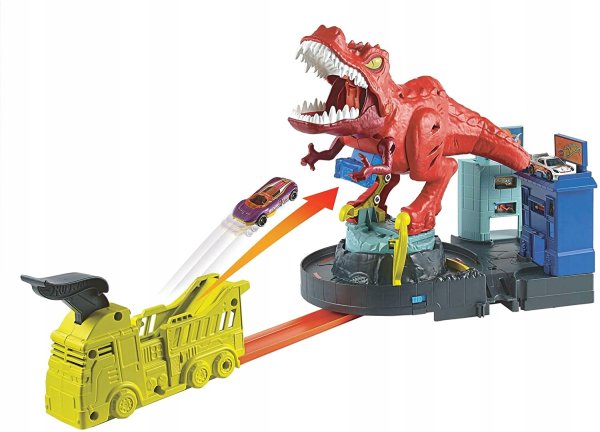 Набор игровой hot Wheels Сити яростный ти-рекс gfh88