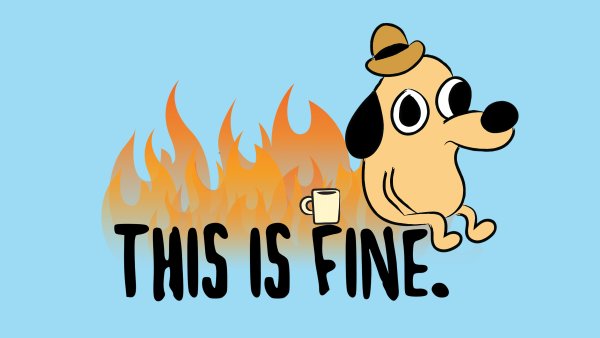 Горящая собака