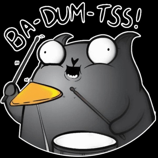 Кот с барабанами