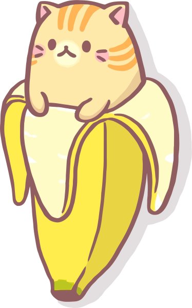 Кот Бананька аниме