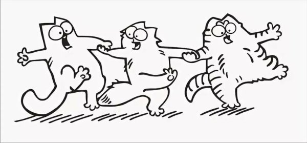 Кот Саймон семья