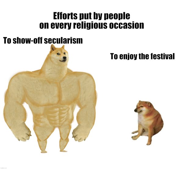 Мем с собаками сильная и слабая