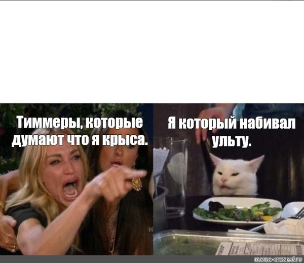 Кошачий ресторан Мем