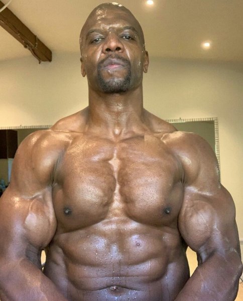 Терри Крюс накаченный