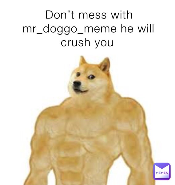 Доге с мышцами