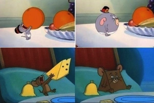 Мышонок съел апельсин том и Джерри