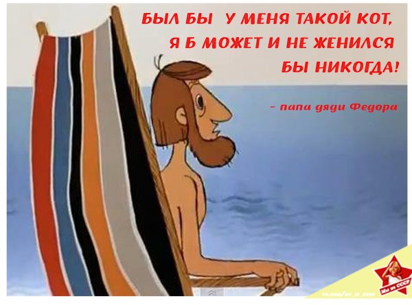 Папа дяди Федора из Простоквашино был бы у меня такой кот