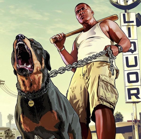 GTA 5 Франклин и Чоп