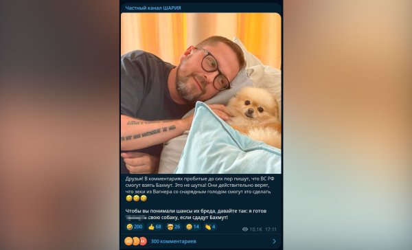 Пост Шария про собаку