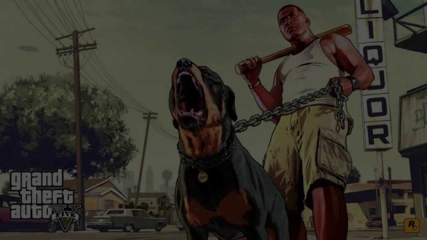 Франклин с собакой