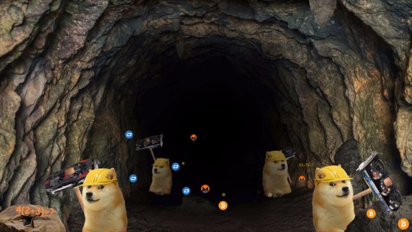 Собака dogecoin