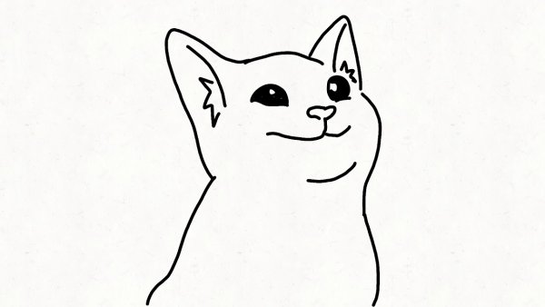 Коты мемы для срисовки
