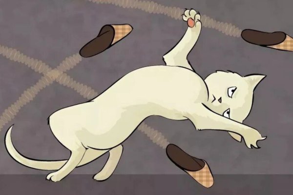 Кот уворачивается