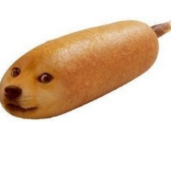 Собака сарделька