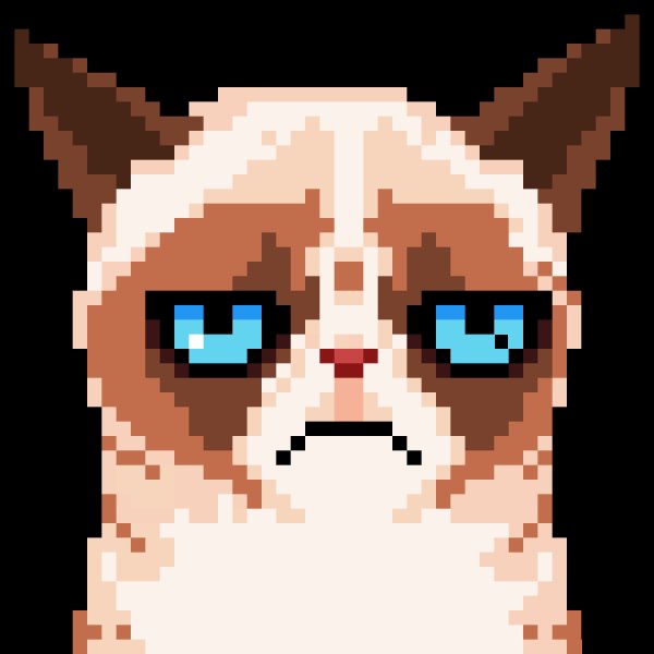 Пиксельная кошка