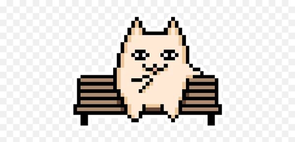 Кот пиксель арт