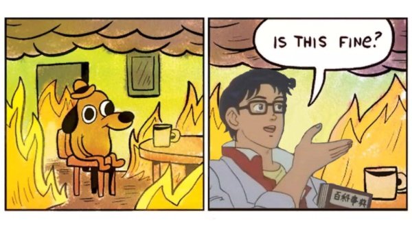 This is Fine Мем